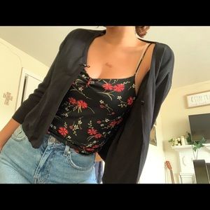 90s inspired black cropped cardigan by Lemmie